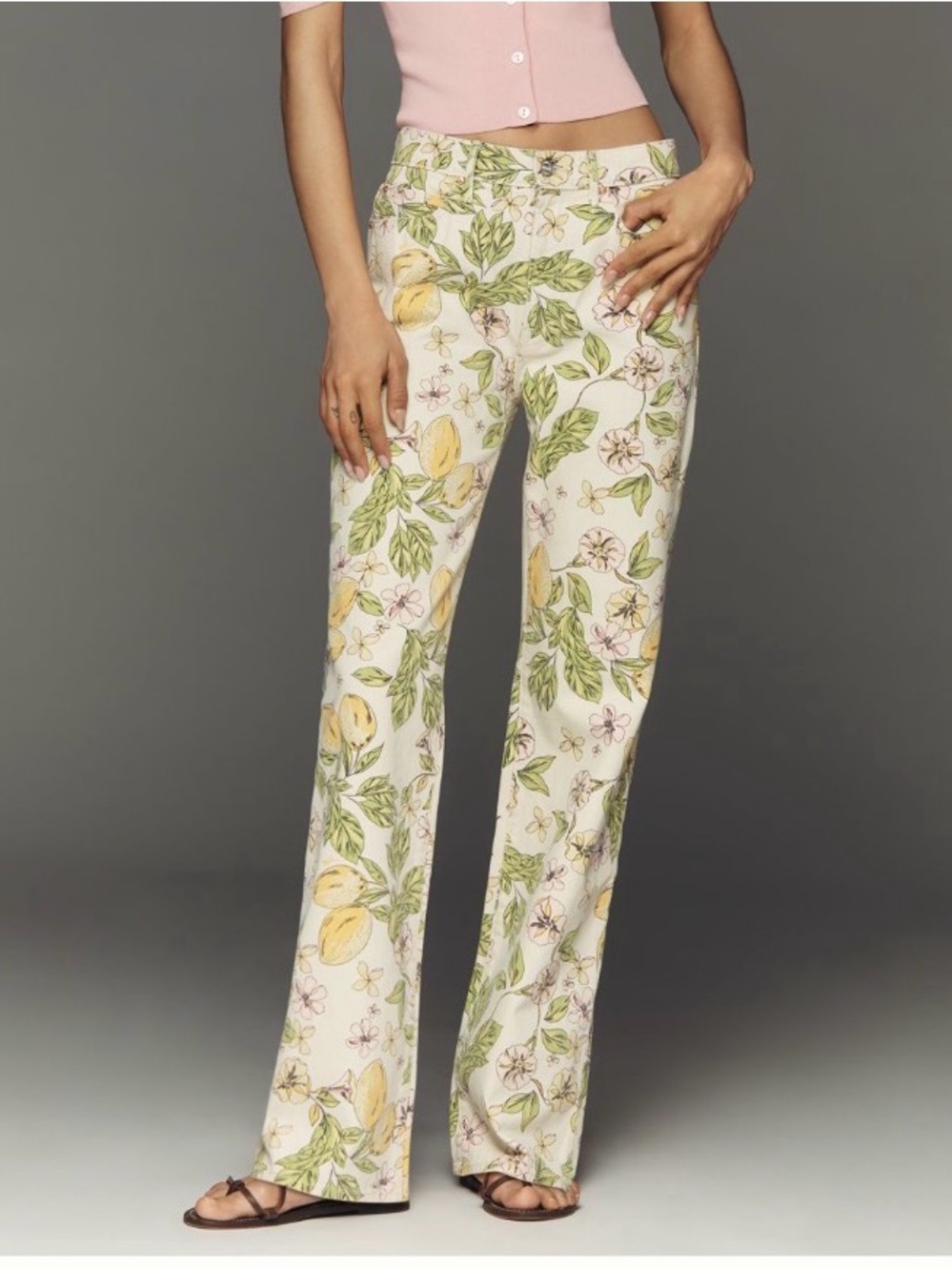 Mother Kick it straight leg lemon jeans size 28